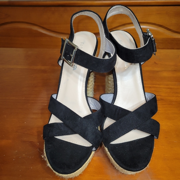 Fashion Nova Shoes - Fashion Nova Black Espadrille Sandals